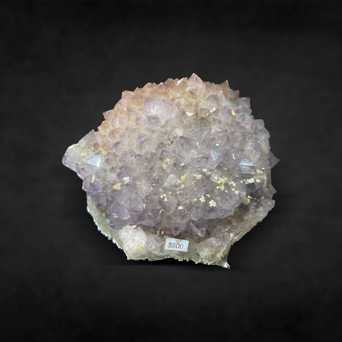 LARGE AMETHYST STALACTITE CAP