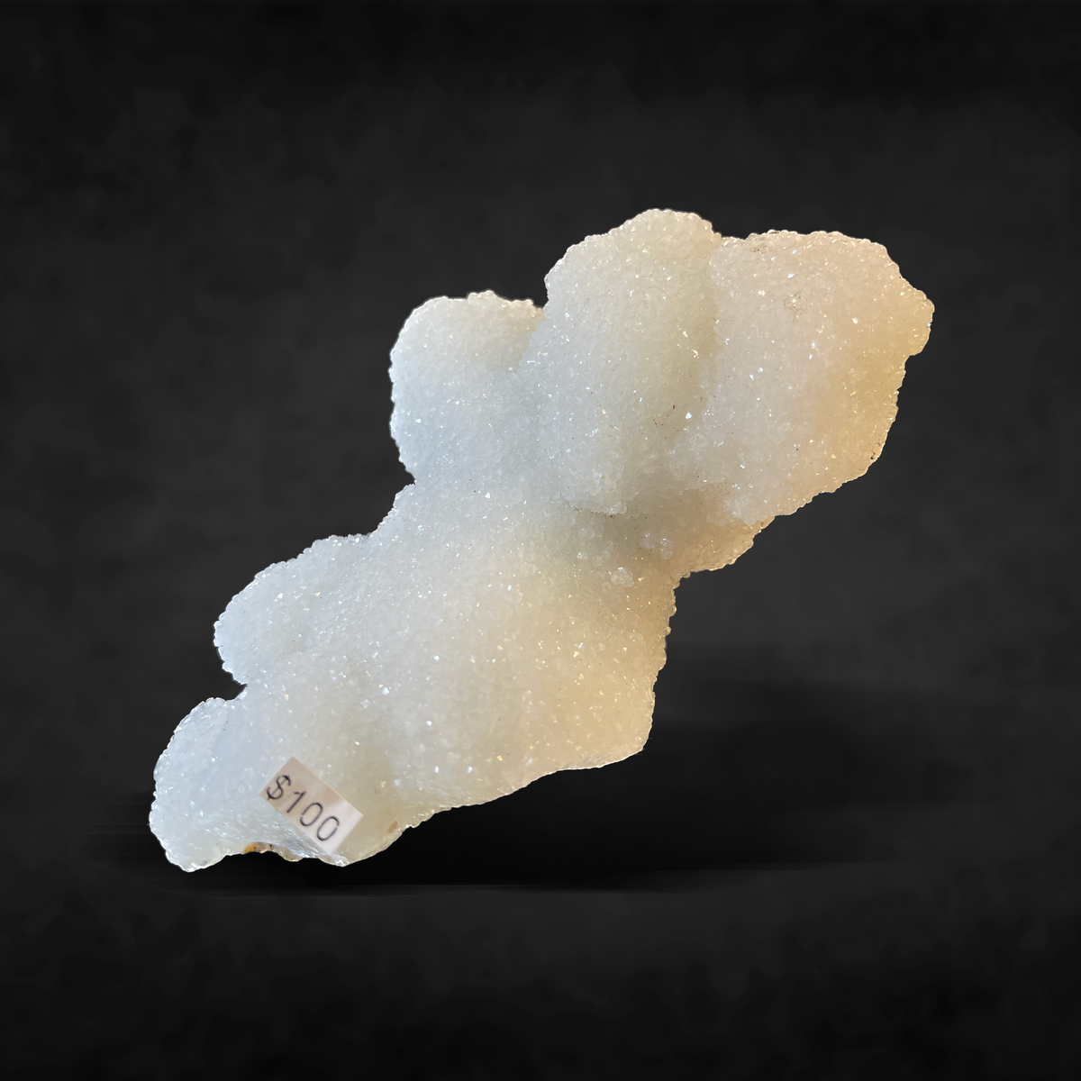 DRUZY QUARTZ CAST AFTER CALCITE